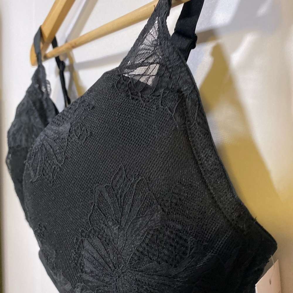 NWT AUDEN Bralette Black SZ 2X